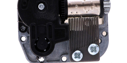 Mechanical DIY Music Box Sankyo Musical Movement + Screws + Black A3:Merry Christmas