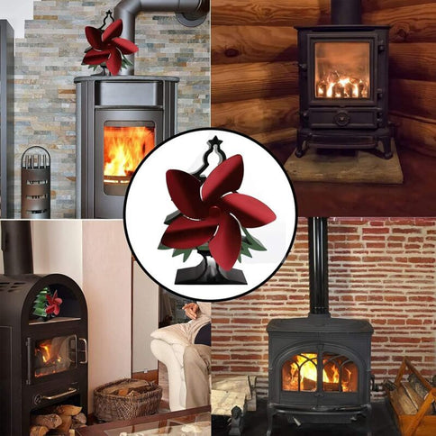5cm Fireplace Fan Fireplace & Stove Accessory Christmas Tree Shape x12