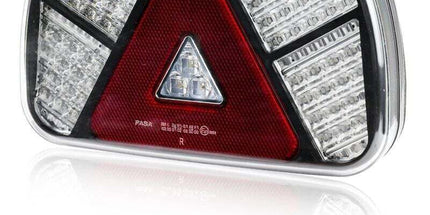 12V 24V Waterproof Trailer Rear Light Kit with Turn Signal Brake Reverse Fog Reflector