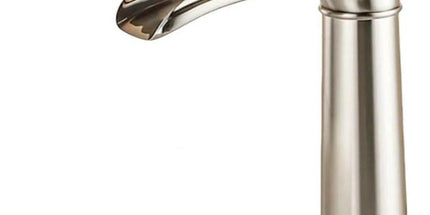 Waterfall Bathroom Faucet Single Handle Mixer Tap Hot and Cold, Tall Brushed Nickel Tyack eCommerce Solutions