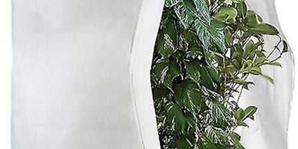 Reusable Plant Frost Protection Bag with Drawstring, Winter Garden Plant Cover, White, L‑Size 120x180cm