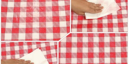 Waterproof Picnic Mat with Carry Handle, 100x150cm, Pink Gingham for Camping Beach Park Outdoor Activities