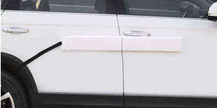 Magnetic Car Door Anti-Collision Strip 2-Pack - Universal Magnetic Anti-Scratch Door Edge Protector - High Elastic Bumper Guard for Car Body Protection - 98x11x4cm - White Tyack eCommerce Solutions