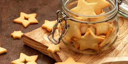 Star Cookie Cutters Set Sandwich Cutters for Kids 9 pieces Shaped Biscuit Fondant Cake Cheese Pastry Molds Christmas Gifts