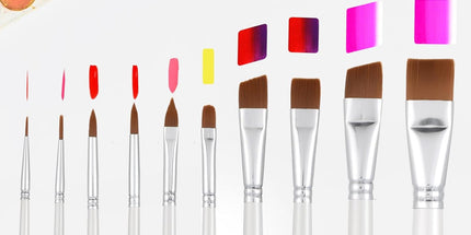 Face Paint Brush Set, 10 Pcs Face Paint Brushes Artist Brush for Body Face-Painting Kit Professional Body Art Makeup Kit for Acrylic Painting Gouache Watercolor Oil Christmas Halloween Cosplay Party