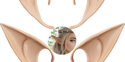 2 Pair Cosplay Fairy Pixie Elf Ears Christmas Anime Party Latex Ears