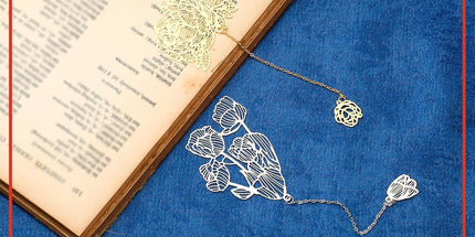 12 Pieces Metal Bookmarks for Women Metal Leaf Bookmark with Chain Christmas Gifts for Book Lovers Writers Readers