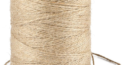 Natural Jute Twine, 1.5MM 984 Feet Gift Wrapping Twine String, 2 Ply Thin Brown Hemp String for DIY Arts & Crafts, Garden Plants, Crochet, Macrame, Christmas