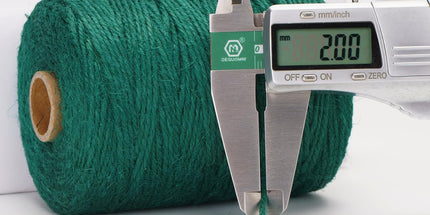 656Feet Green Twine String - 2MM Thick Natural Jute Twine String Heavy Duty Garden Twines Strings Hemp Rope for Climbing Plants Gardening Tomatoes Crafts Gift Wrapping Christmas Decorations