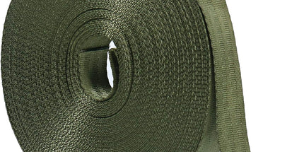 Tree Support Strap, 65 Feet x 1 inch Tree Straps for Staking, Nylon Plant Tie Rope for Support, Straightening (2200 Lbs Strength, Green)