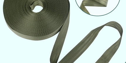 Tree Support Strap, 65 Feet x 1 inch Tree Straps for Staking, Nylon Plant Tie Rope for Support, Straightening (2200 Lbs Strength, Green)