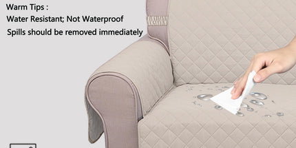 UNICE Home Reversible Sofa Cover Bundle Loveseat Cover(Sofa+Loveseat, Beige)