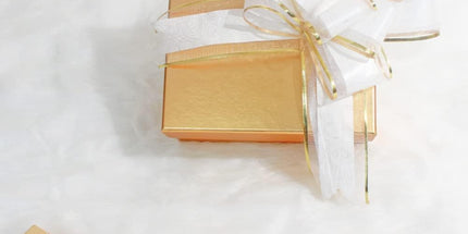 Pull Bows for Gift Wrapping, 15 PCS Large Gift Bow Bulk for Presents Package, Gift Baskets, Christmas, Wedding, and Party Decor (White with Tulle & Gold line, 6 inches)