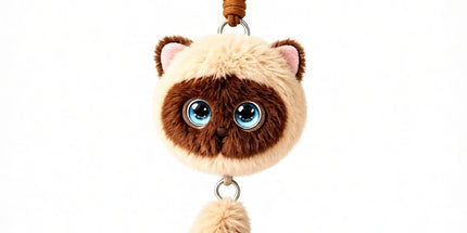 AI Cat Companion Robot - Interactive Emotional Support Pet with 40+ Languages Voice Cloning Long-term Memory - Touch Sensitive Smart Toy for Kids Adults - Siamese Cat