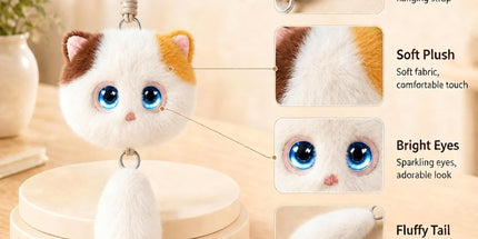 AI Cat Companion Robot - Interactive Emotional Support Pet with 40+ Languages Voice Cloning Long-term Memory - Touch Sensitive Smart Toy for Kids Adults - Siamese Cat