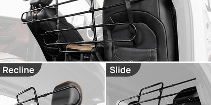 Dog Car Barrier, Pet Barrier Follow the Seat Movement 34"- 58" Width Adjustable SUV Dog Barrier for Back Seat, Vehicle Gate Heavy Duty, Ideal for Sedans SUVs Trucks MPVs Tyack eCommerce Solutions