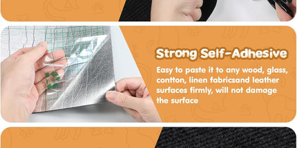 78.7"x15.8" Cat Scratching Mat - Trimmable Self Adhesive DIY Climbing Cat Scratcher Pad Replacement for Cat Tree Shelves and Post Cat Scratch Furniture (Light Grey)