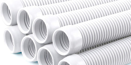 Vacuum Hose/Replacement Pool Hose -1.5” 8 Hoses for Pool,Spa White -
