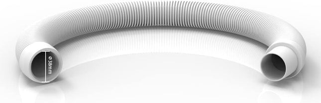 Vacuum Hose/Replacement Pool Hose -1.5” 8 Hoses for Pool,Spa White -