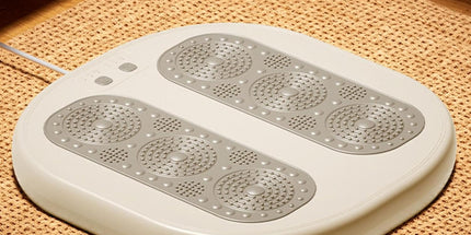 Foot warming cushion - Electric foot warming cushion - Foot warmer - 3 temperature settings - Built-in 6 manual massage heads - Suitable for home, office and dormitories - Warming cushions (green)