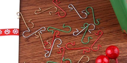 Haken - 4 colours - 200 pieces - Christmas decoration hooks - Stainless steel Christmas decorations - Art - Christmas tree decorations - Silver, red, gold and green
