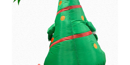 Christmas Cartoon Doll Costumes Air Model Inflatable Christmas Tree Clothes Funny Dress Up Props