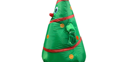 Christmas Cartoon Doll Costumes Air Model Inflatable Christmas Tree Clothes Funny Dress Up Props