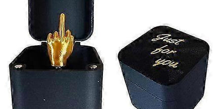 Middle Finger Surprise Gift Box, Funny Pop Up Surprise Gift Box, Christmas Halloween Novelty Fun Prank Gift for Office Desk Decor Home Dcor - JA