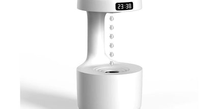 Anti-gravity water droplet backflow humidifier aromatherapy machine large-capacity mist essential oil office bedroom home sprayer white