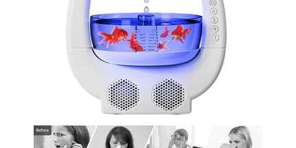 White Multifunctional Home Humidifier with Water Mist for Bedroom