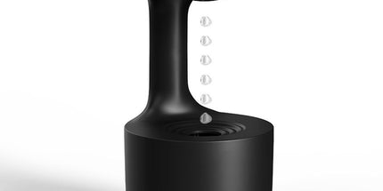 Mini Air Humidifier, Quiet Desktop Black Humidifier for Bedroom or Home Use