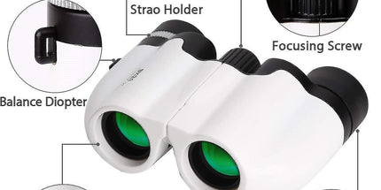 8x21 Binoculars for Babies Mini Compact Christmas Gift Outdoor Binoculars