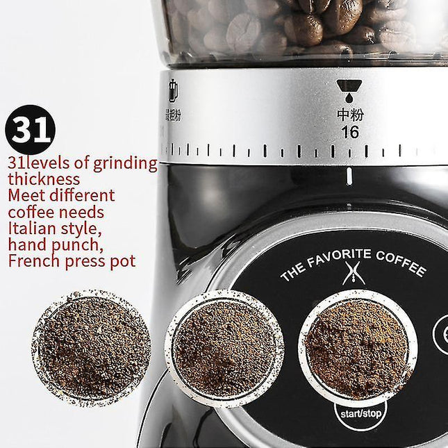 Electric Coffee Grinder - Multifunction Bean Mill for Household Coffee Brewing