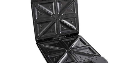 Triangle Waffle Maker with Handle - Portable Nonstick Waffle Iron for Home & Restaurant