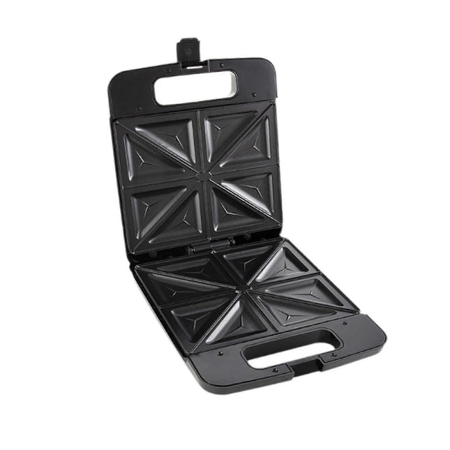 Triangle Waffle Maker with Handle - Portable Nonstick Waffle Iron for Home & Restaurant