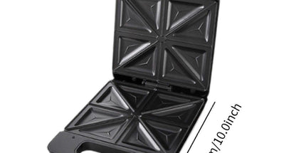 Triangle Waffle Maker with Handle - Portable Nonstick Waffle Iron for Home & Restaurant