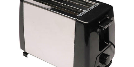 2-Slice Wide Slot Stainless Steel Toaster, Home Breakfast Machine