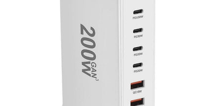 200W USB-C Desktop Charging Station for Home & Office
