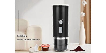 Portable Espresso Coffee Machine for Car & Home Capsule Electric Coffee Maker