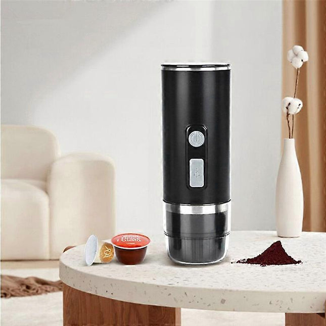 Portable Espresso Coffee Machine for Car & Home Capsule Electric Coffee Maker