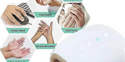 Intelligent Cordless Hand Massager with Heat & Compression for Home Use