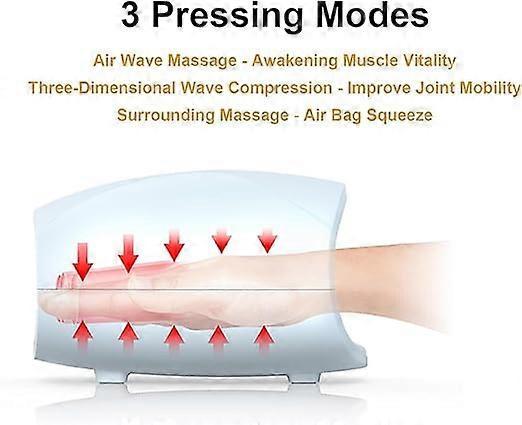 Intelligent Cordless Hand Massager with Heat & Compression for Home Use