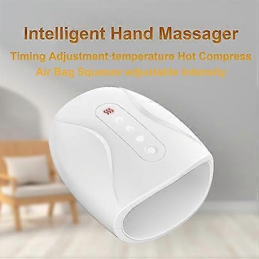 Intelligent Cordless Hand Massager with Heat & Compression for Home Use
