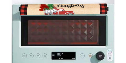 3Pcs Christmas Refrigerator Microwave Oven Door Handle Cover Sleeve Decoration