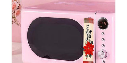 3Pcs Christmas Refrigerator Microwave Oven Door Handle Cover Sleeve Decoration
