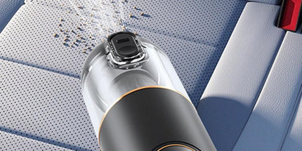 2-Mode Adjustable Cordless Handhtaeld Vacuum Cleaner Set Portable Digital Display Dust Cleaner for Car Home Black