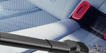 2-Mode Adjustable Cordless Handhtaeld Vacuum Cleaner Set Portable Digital Display Dust Cleaner for Car Home Black