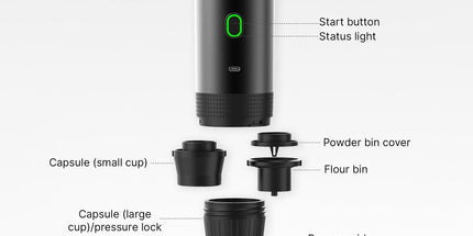 Portable Coffee Machine For Car Home Travel 3 In 1 Cordless Electric Coffee Maker Work