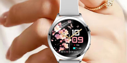 Smart Watch for Women Waterproof Smartwatch 100+ Sports Fitness Tracker-Silver