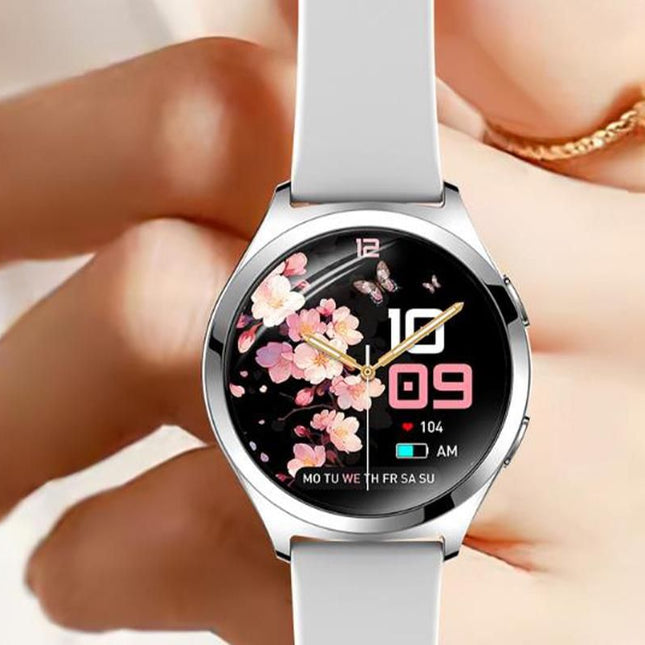 Smart Watch for Women Waterproof Smartwatch 100+ Sports Fitness Tracker-Silver